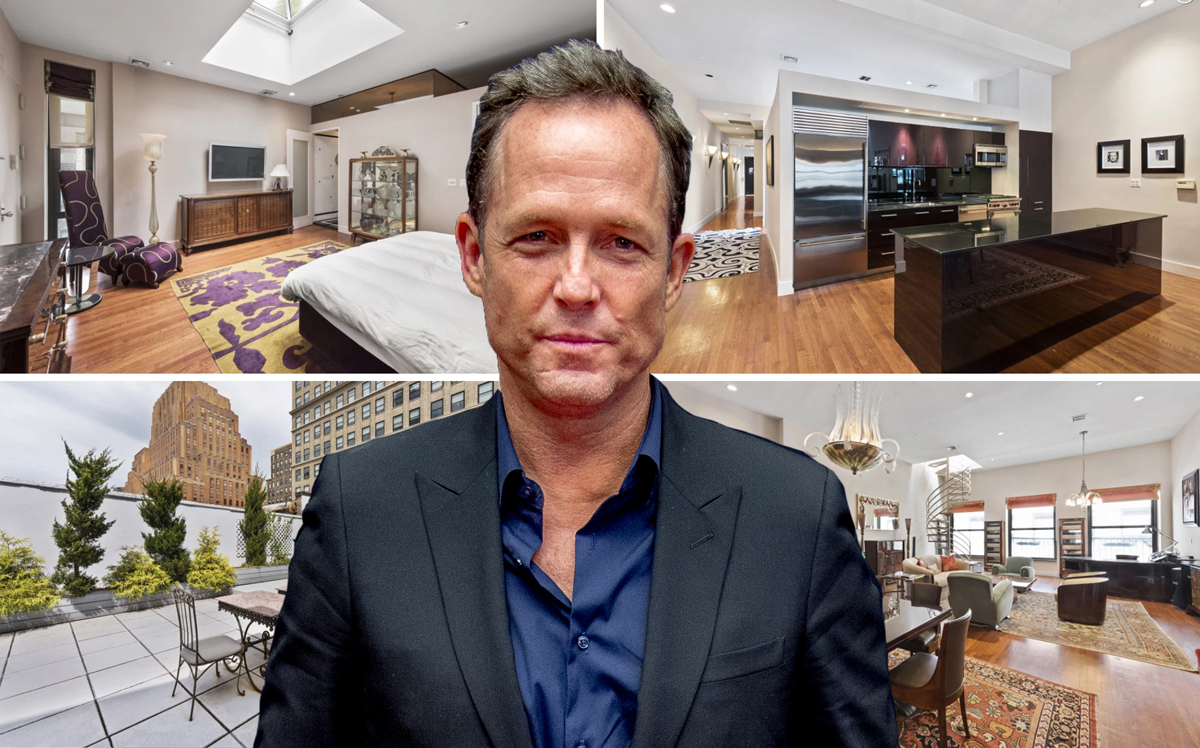 Dean Winters and 129 Duane Street (Credit: Getty Images and Douglas Elliman)