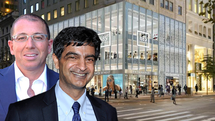 Joe Sitt, Sandeep Mathrani and 685 Fifth Avenue (Credit: Getty Images and Thor Equities)