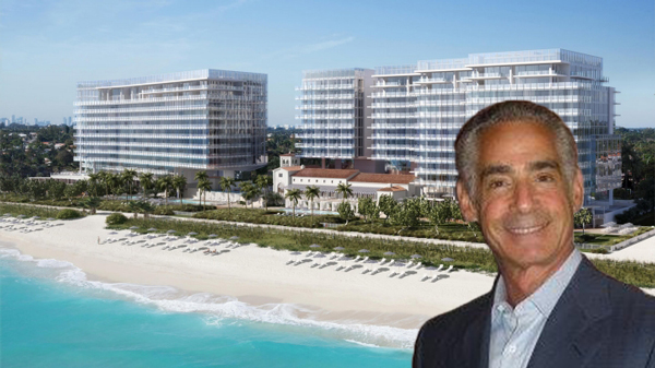 Rendering of the Four Seasons Private Residences at The Surf Club and Alan Potamkin