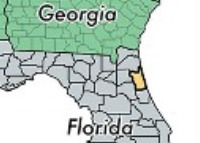 St. Johns County, shaded in yellow (Credit: Wikipedia)