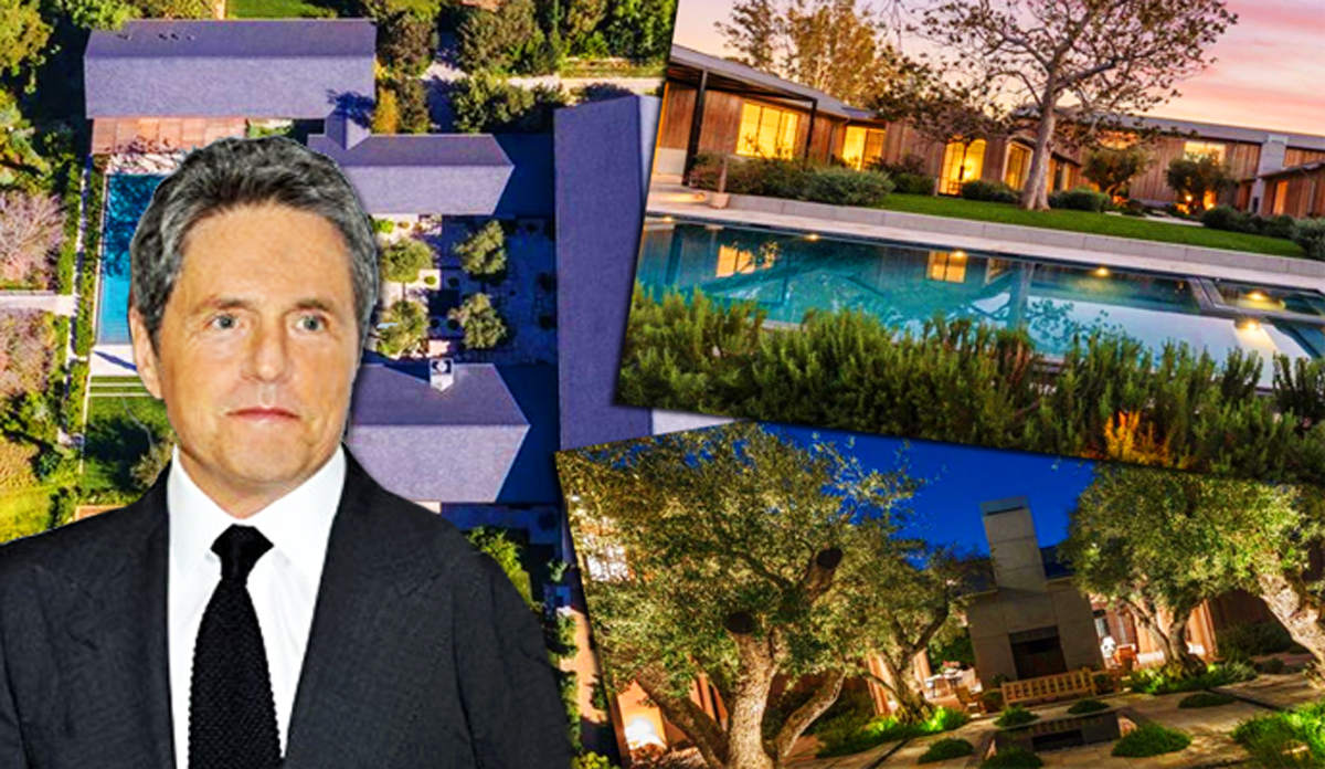 Brad Grey and the Holmby Hills estate (Credit: IMDB, Zillow)