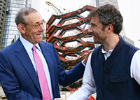 Completion of "Vessel" at Hudson Yards is a year out and Stephen Ross is in love
