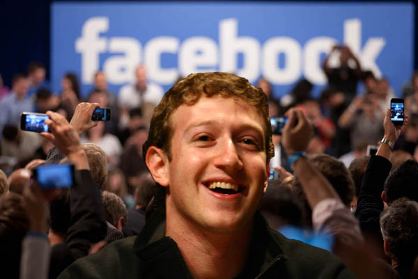 Mark Zuckerberg in 2008. (Credit from front: Jason McELweenie, Official White House Photo by Lawrence Jackson)