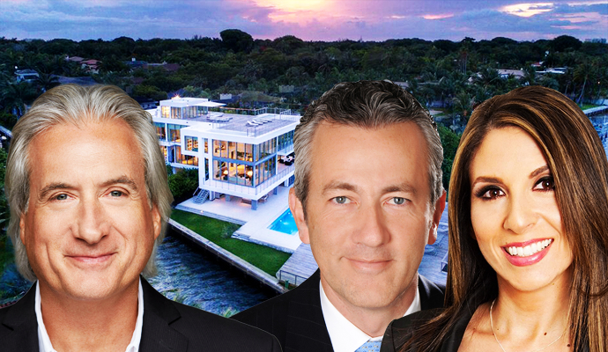 3550 Matheson Avenue and agents Stephan Burke, Jorge Uribe and Carol Cassis,(Credit: One Sotheby's International Realty)