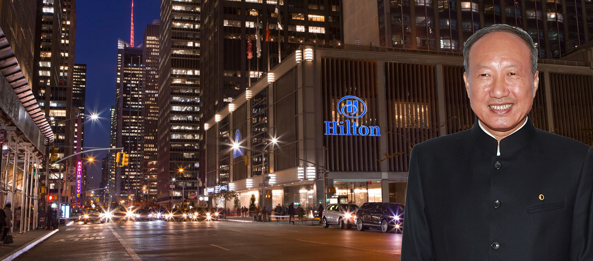 Chen Feng and New York Hilton Midtown (Credit: Getty Images and Hilton)