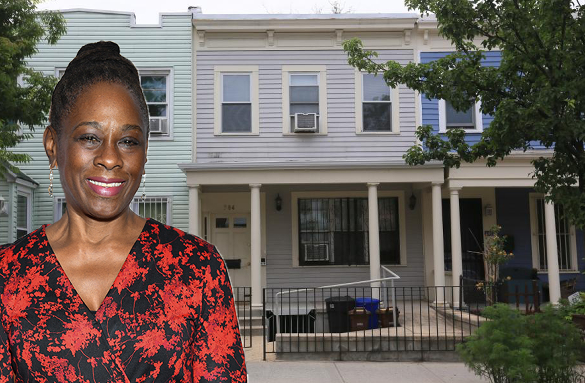 384 11 Street in Park Slope and Chirlane McCray (Credit: Getty Images)