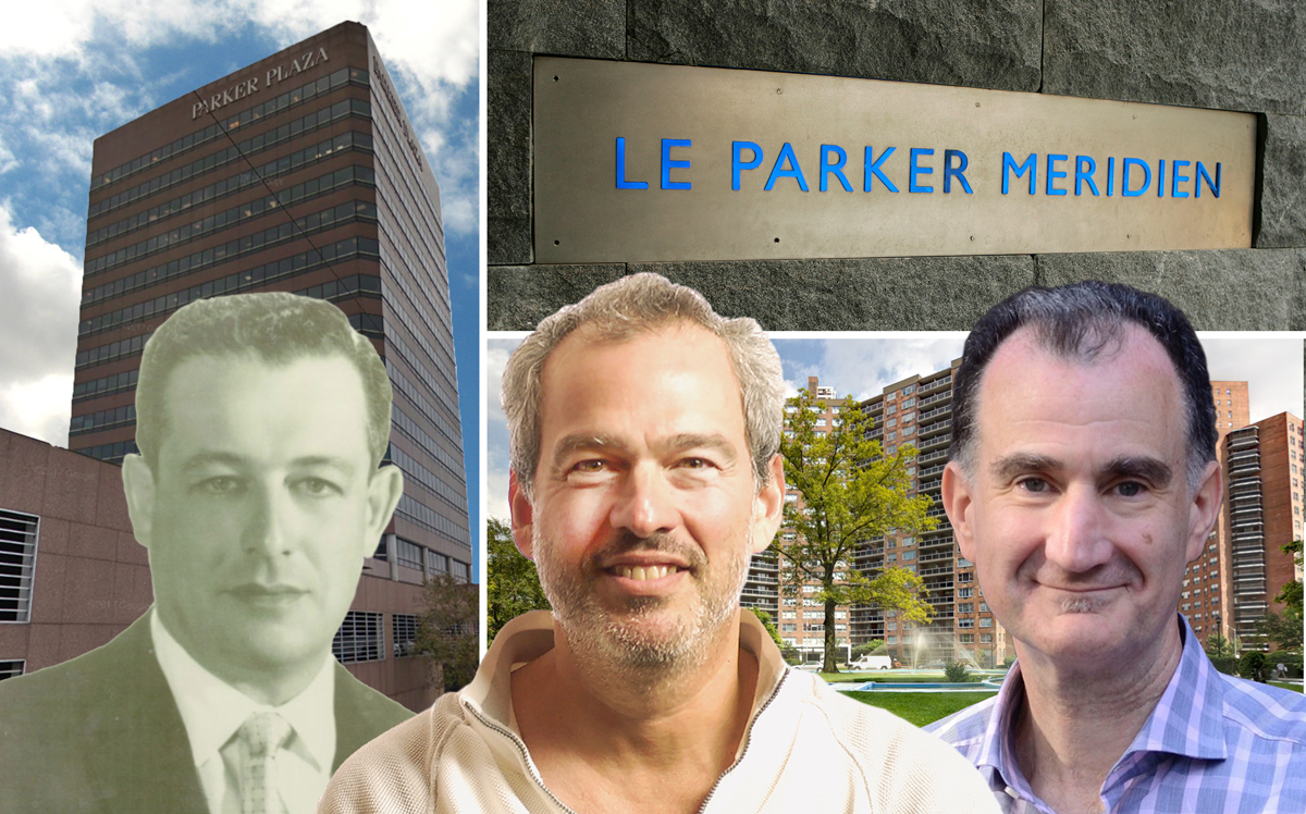 Jack Parker, Adam Glick, Steven Pipes, Parker Plaza, Le Parker Meridien and Parker Towers (Credit: Getty Images and the Jack Parker Corporation)