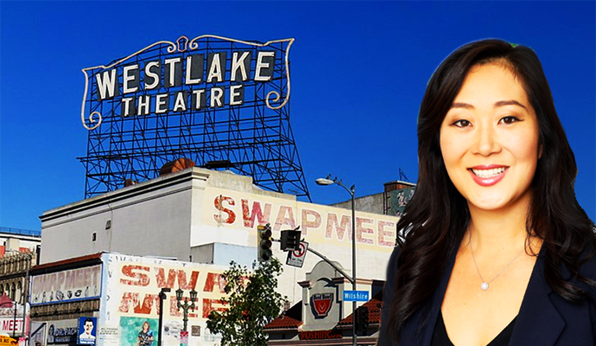 Jamison’s CEO Jaime Lee, with Westlake Theatre (Credit: Wikimedia Commons)