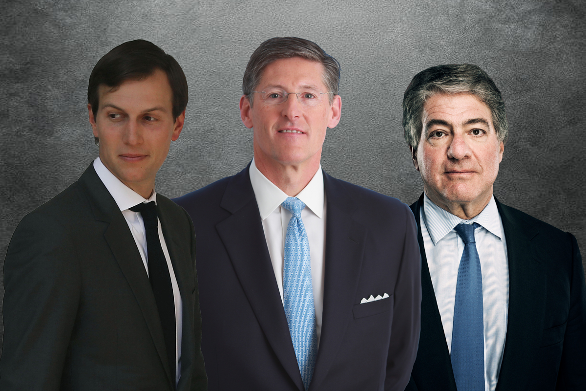 Jared Kushner, Citigroup's Michael Corbat and Apollo's Leon Black