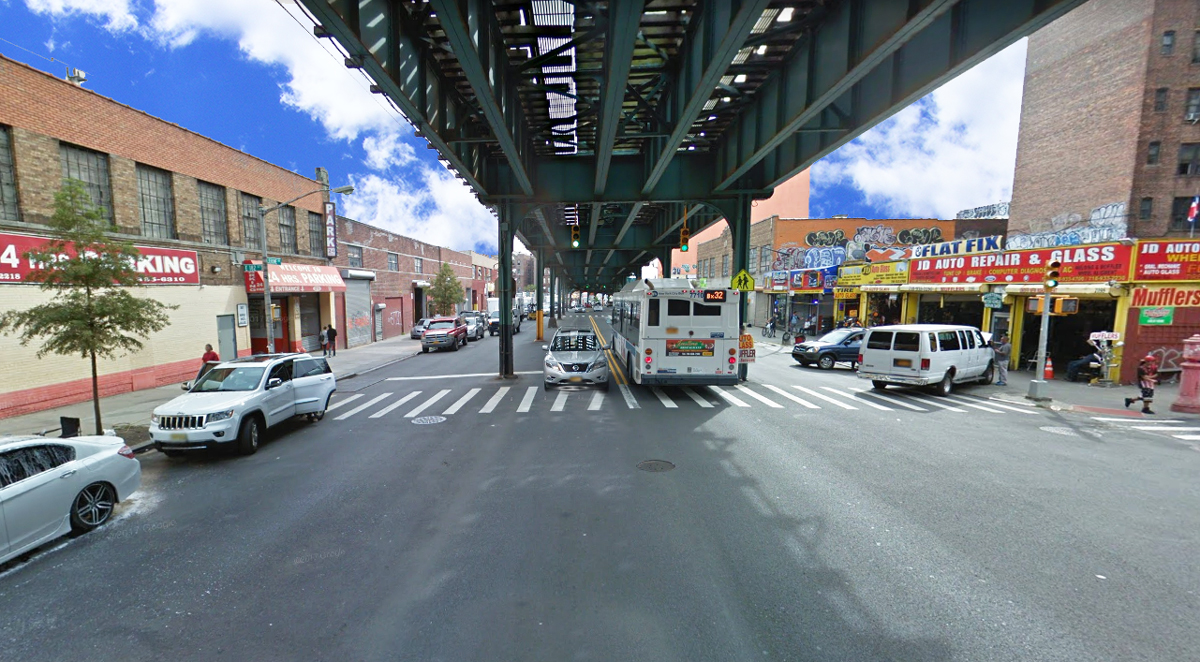 Jerome Avenue in the Bronx (Credit: Google Maps)