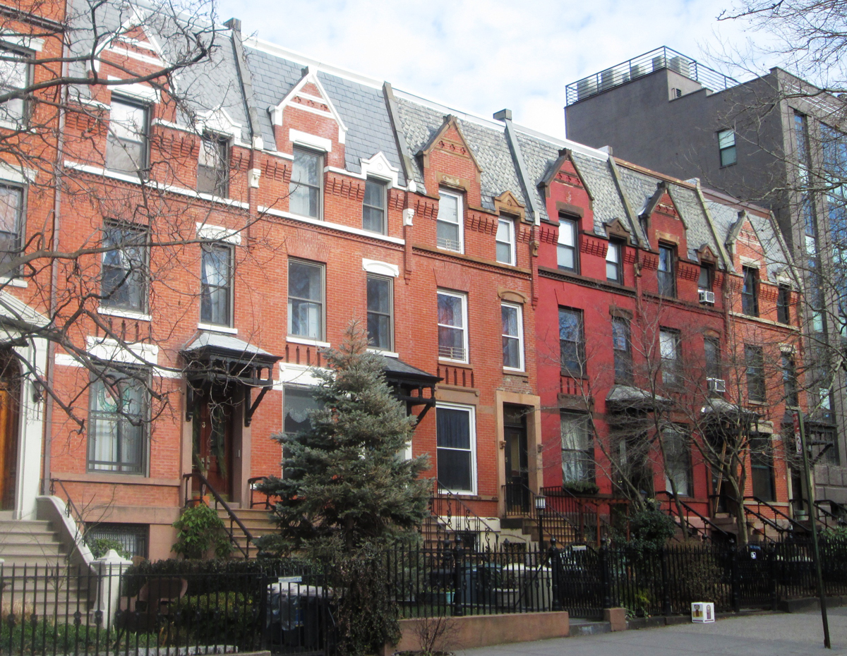 Row homes in Brooklyn
