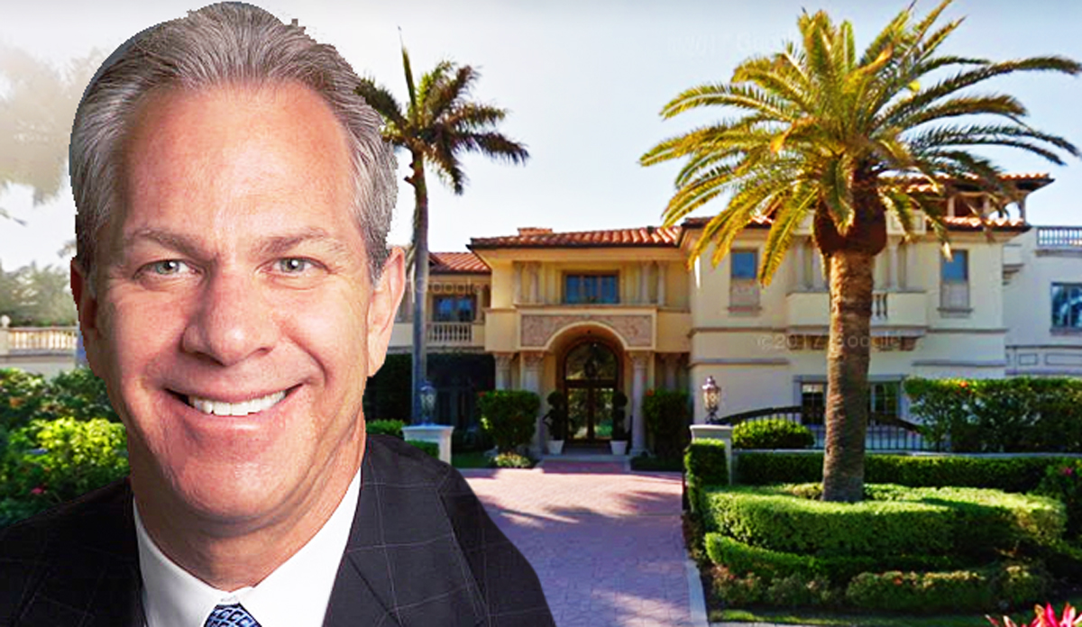 2474 South Ocean Boulevard and Richard Chaifetz (Credit: Google and Wikipedia)