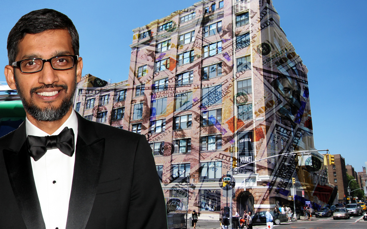 The Chelsea Market and Sundar Pichai (Credit: Getty Images)