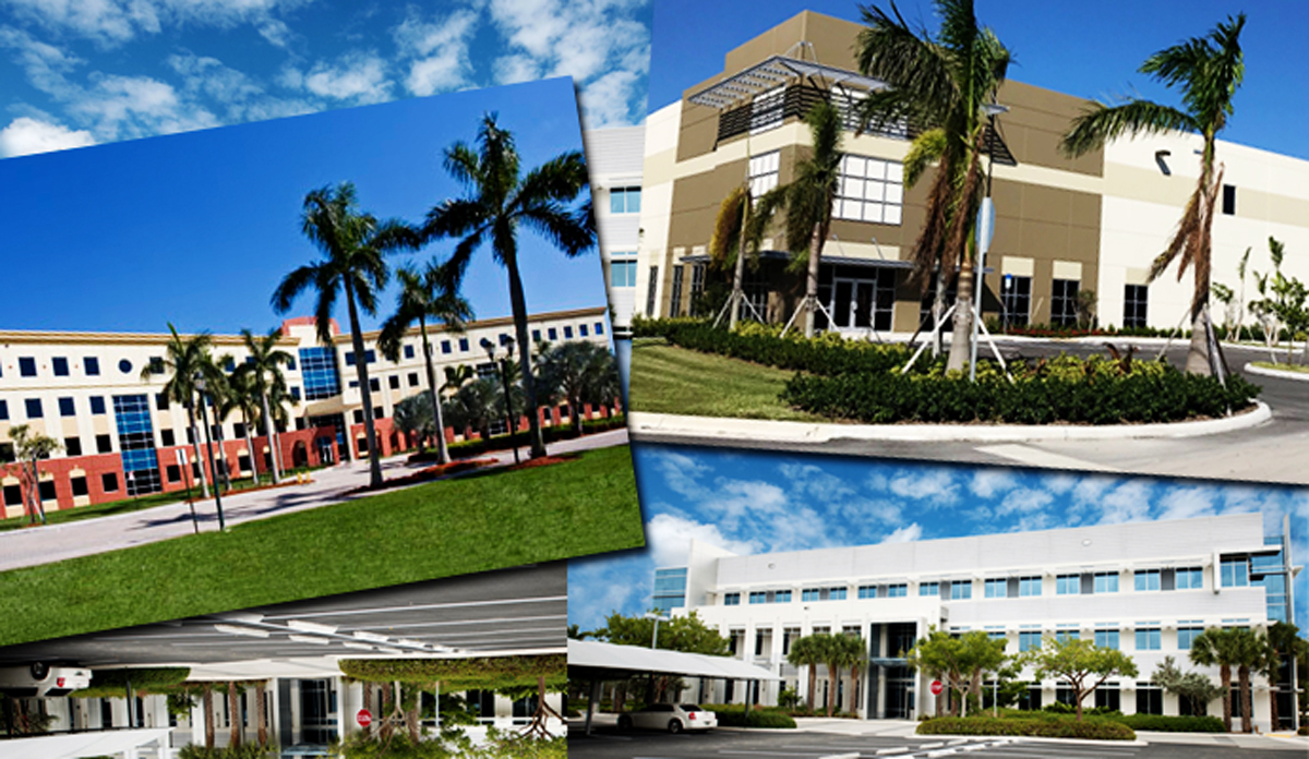 Airport North Logistics Park, Doral Costa Office Park and Lynn Financial Center