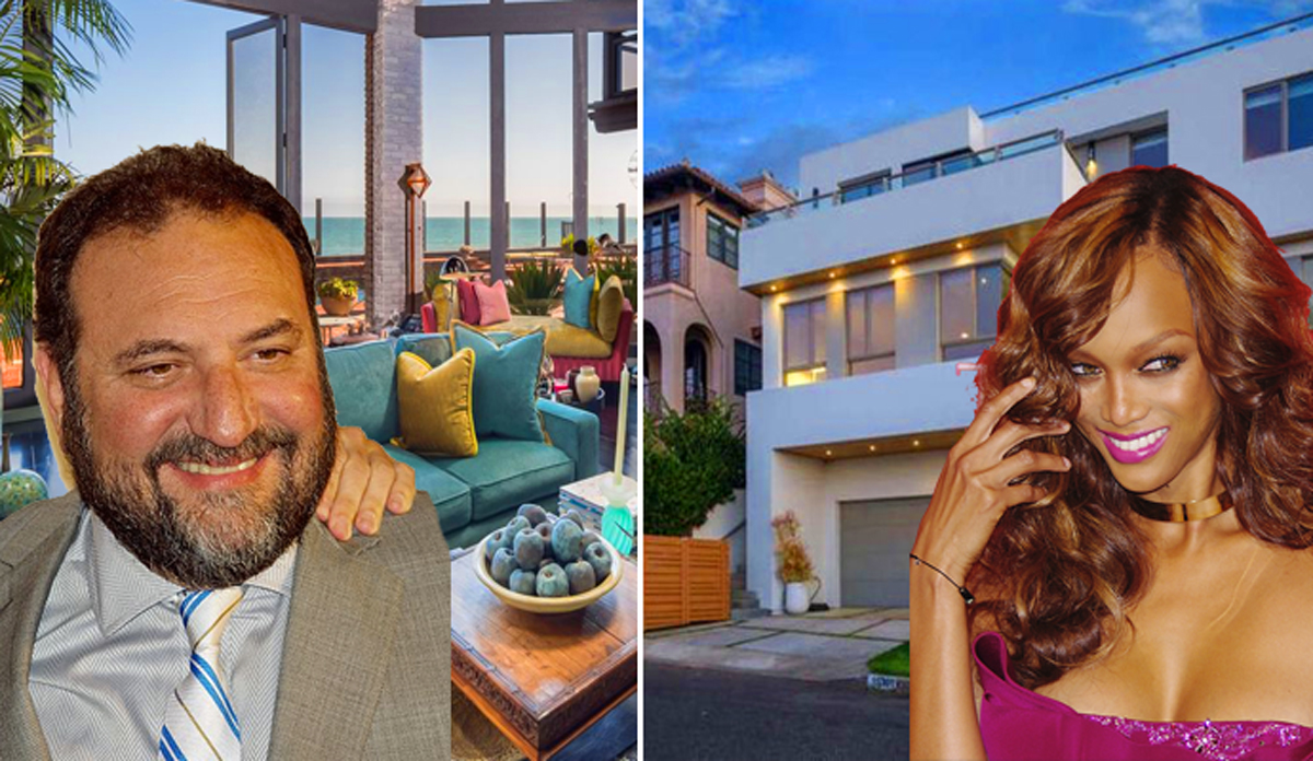 Joel Silver and Tyra Banks’ homes (Credit: Mark Singer Architects, Realtor, Wikimedia Commons)