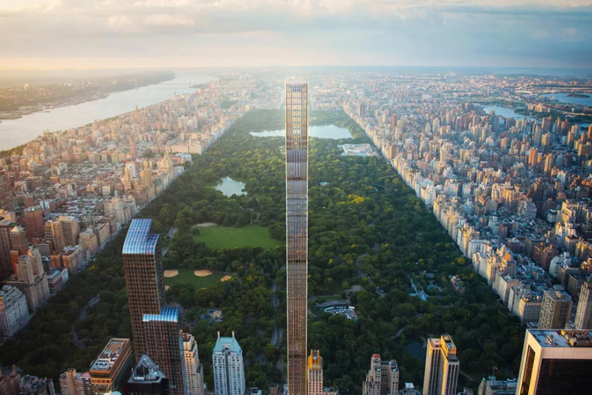 Rendering of 111 West 57th Street (Credit: SHoP Architects)
