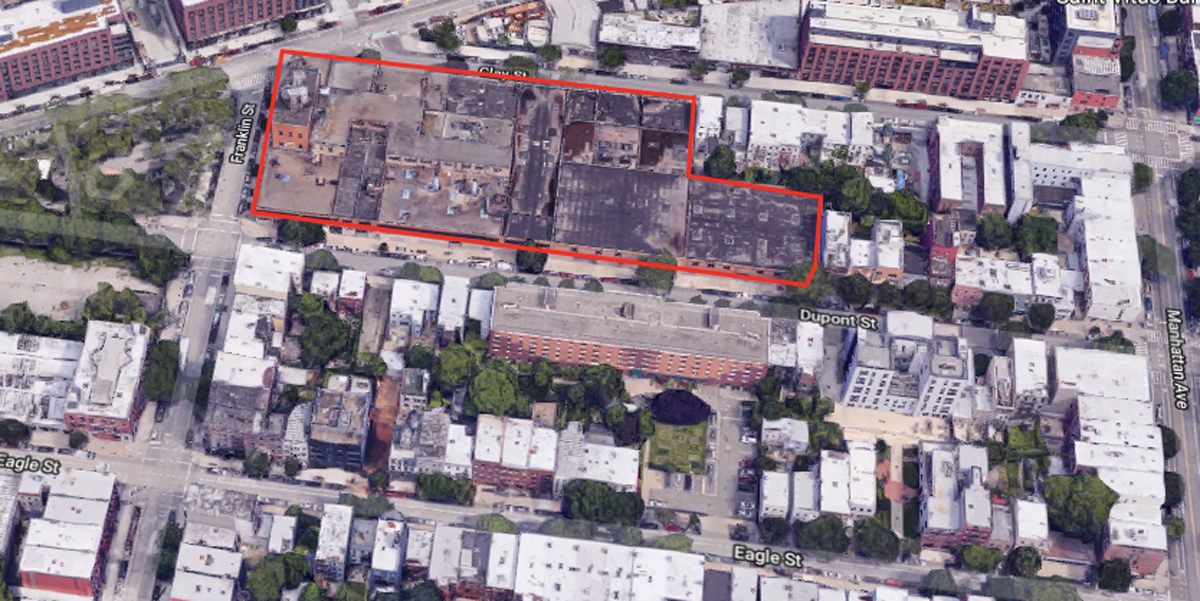 2-36 Clay Street, 280 Franklin Street and 49-93 Dupont Street (Credit: Google Maps)