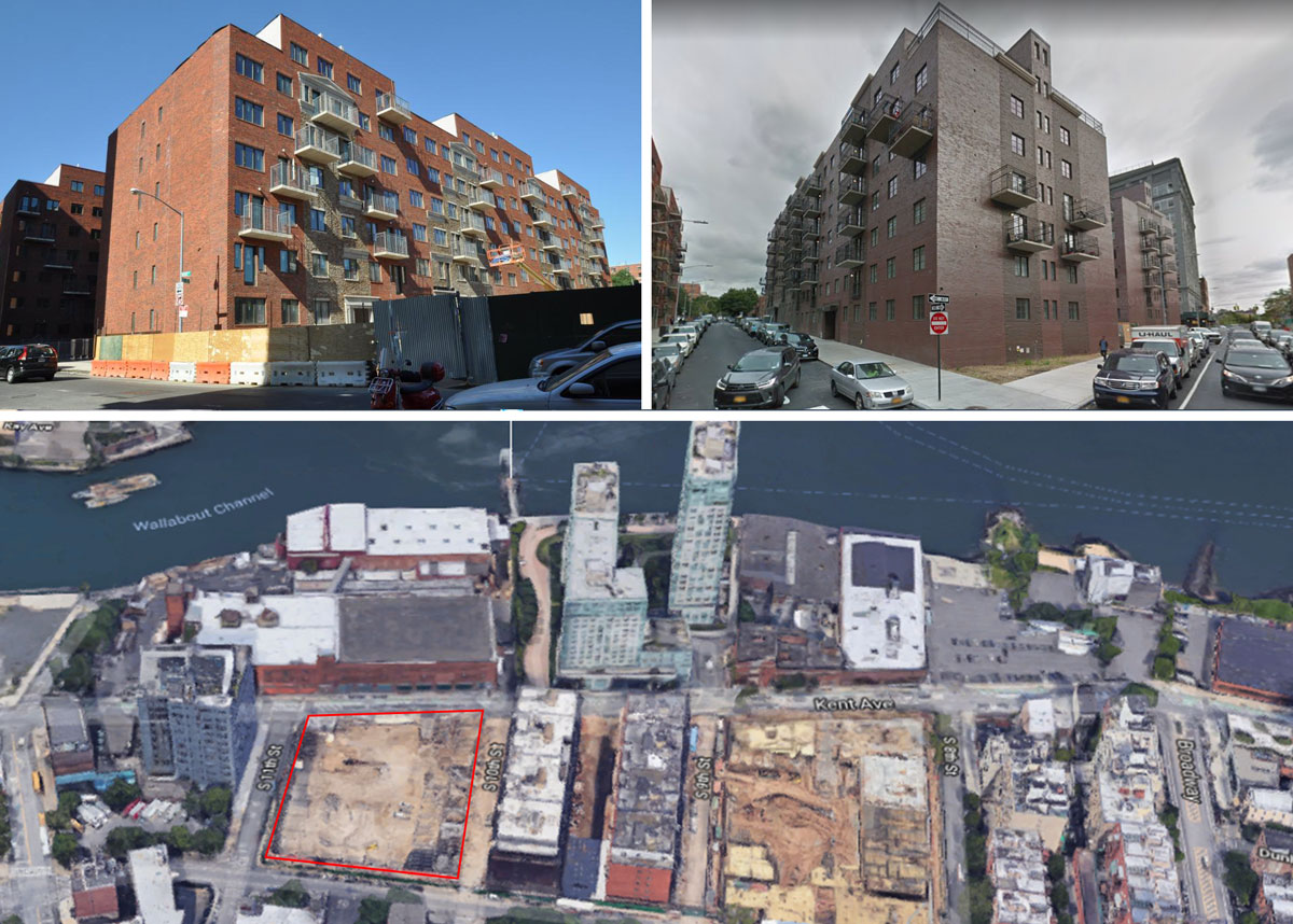 520 Wythe Avenue, 19 South 11th Street, 26 South 10th Street and 42 South 10th Street (Credit: Google Maps)