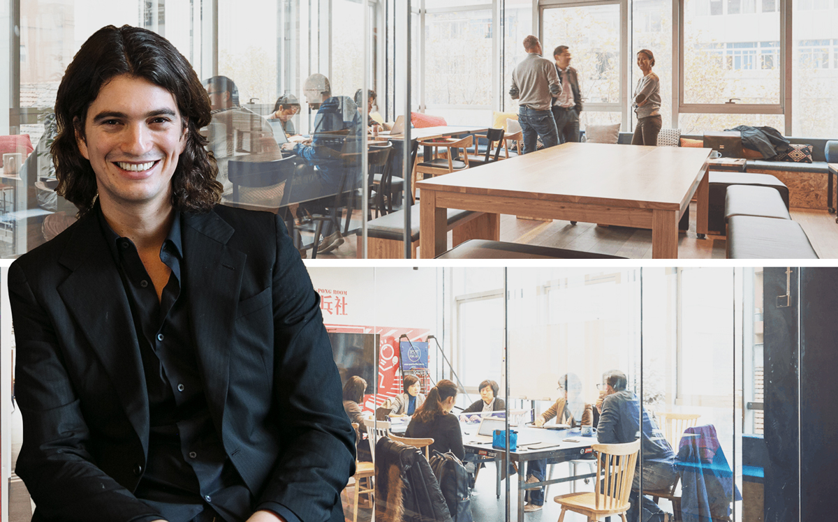 Naked Hub spaces and Adam Neumann (Credit: Naked Hub)
