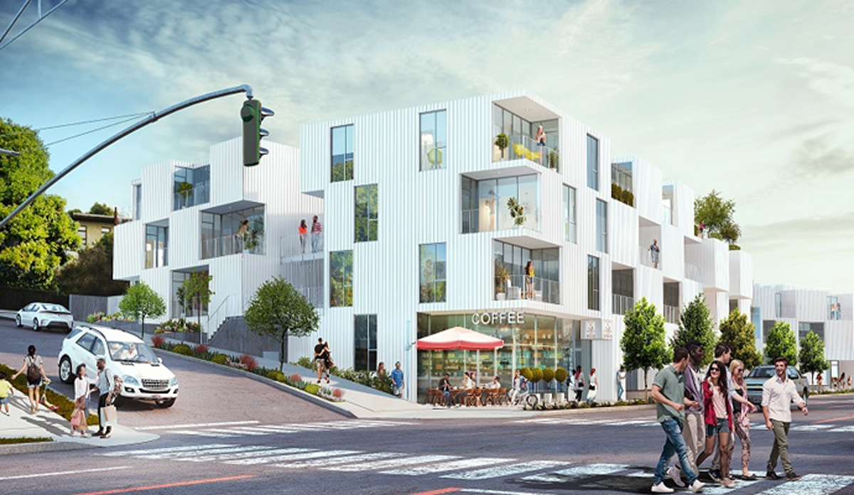 A rendering of the 2903 Lincoln Boulevard project