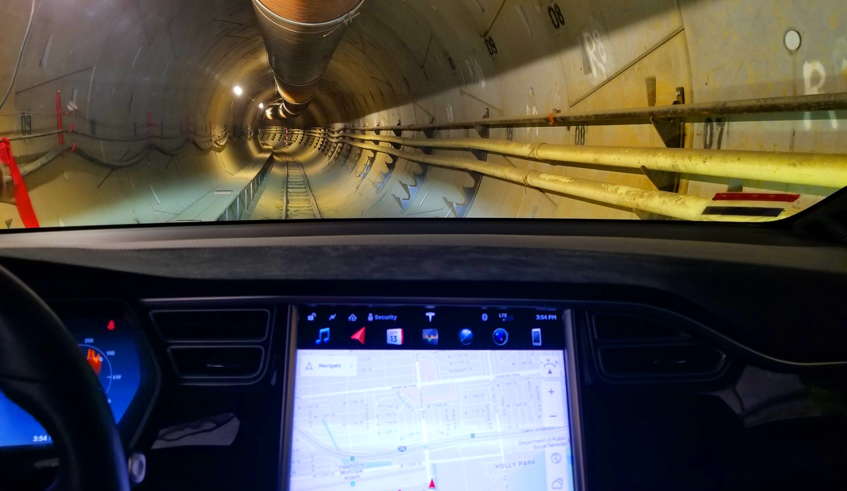 Concept art for Musk's super-fast tunnel (Credit: The Boring Company)
