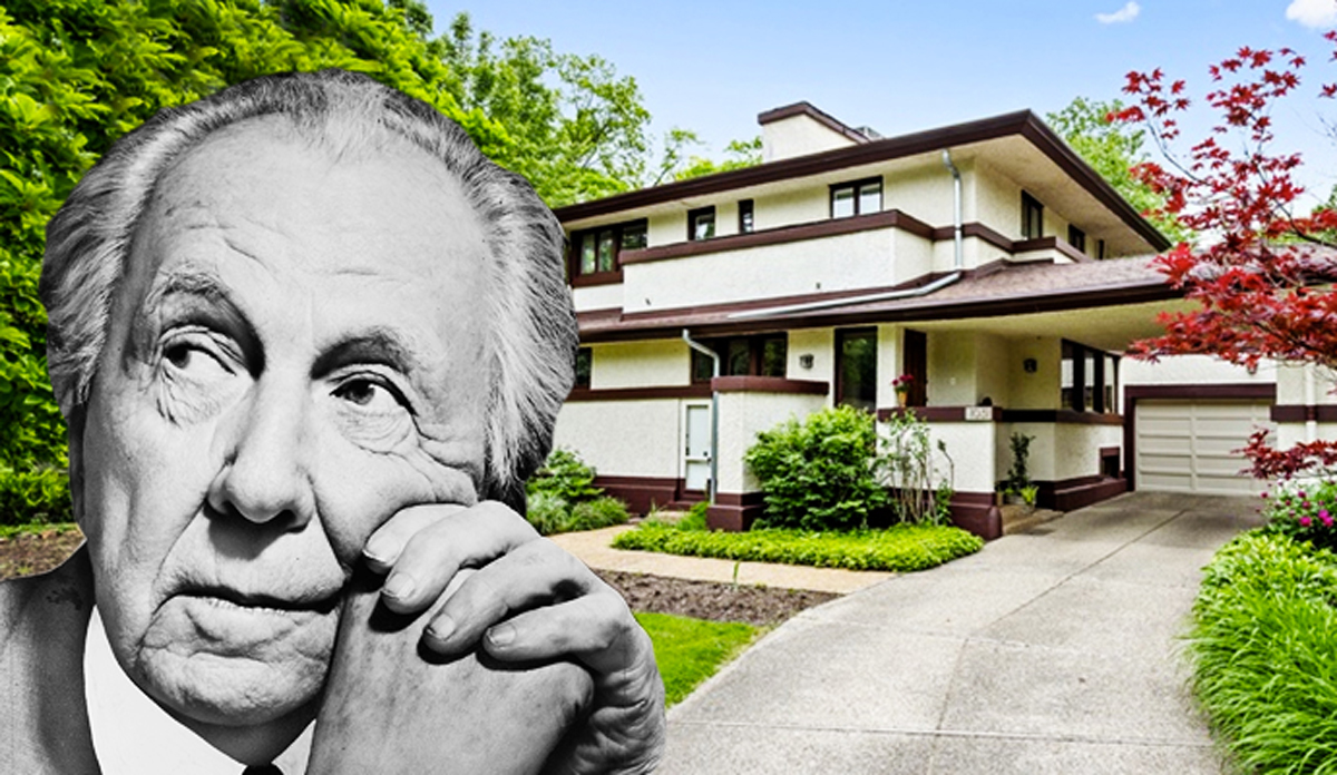 Frank Lloyd Wright and a Frank Lloyd Wright-designed home at 1031 Meadow Road in Glencoe
