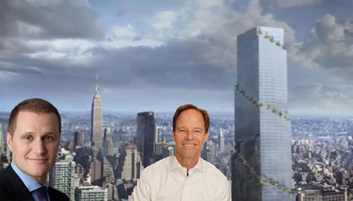 Rob Speyer, Gus Field and Tishman Speyer's Hudson Yards office tower