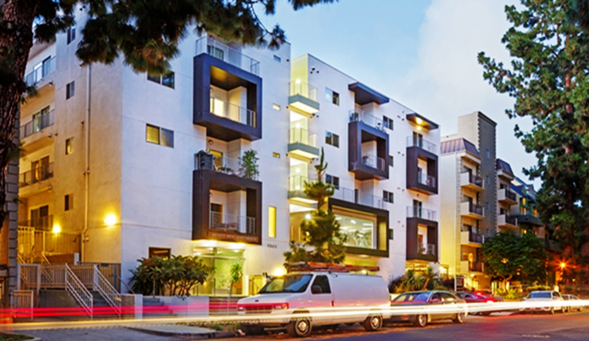 The Infinity West apartment building in West Hollywood