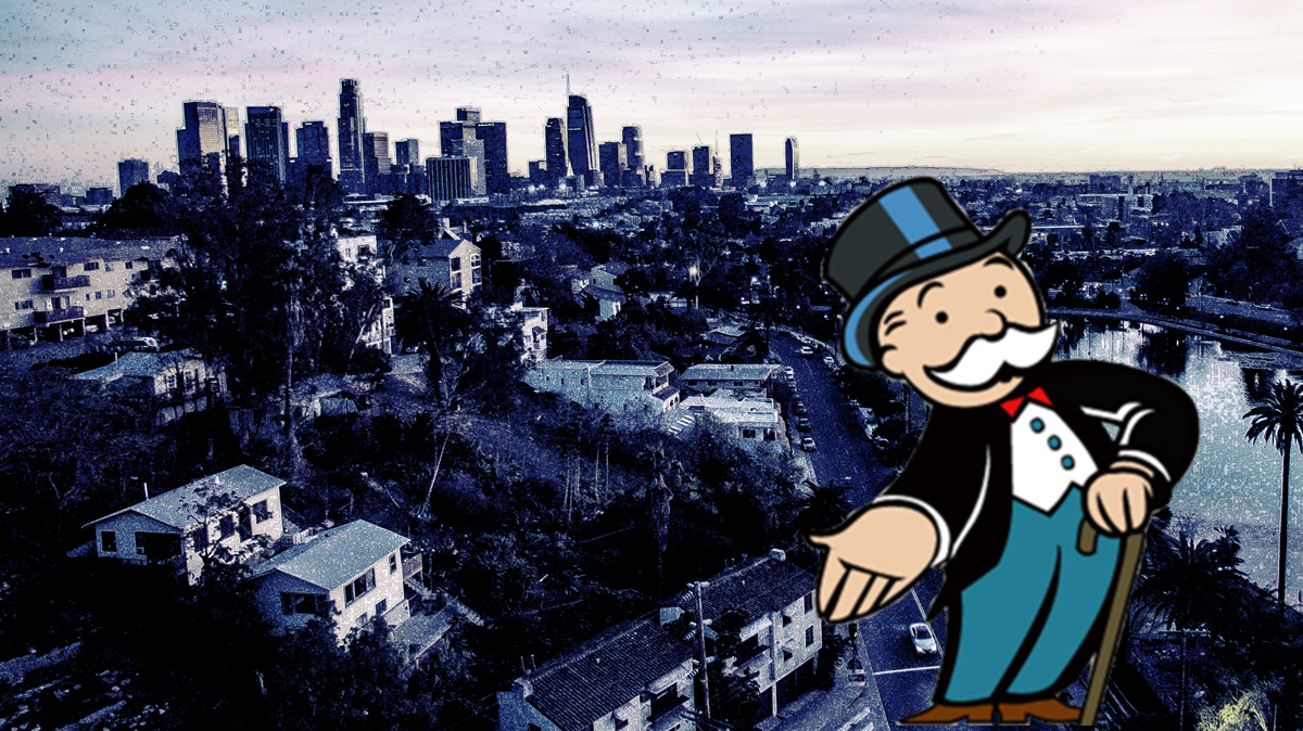 Los Angeles and the Monopoly Man
