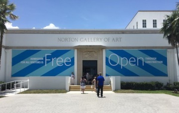 Norton Museum of Art offers free admission during renovation work.