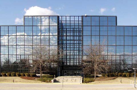The former OfficeMax headquarters in Naperville