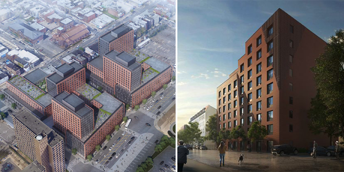 Renderings of 2926 West 19th Street and 11 West 118th Street (Credit: Prusik Group and Aufgang Architects)