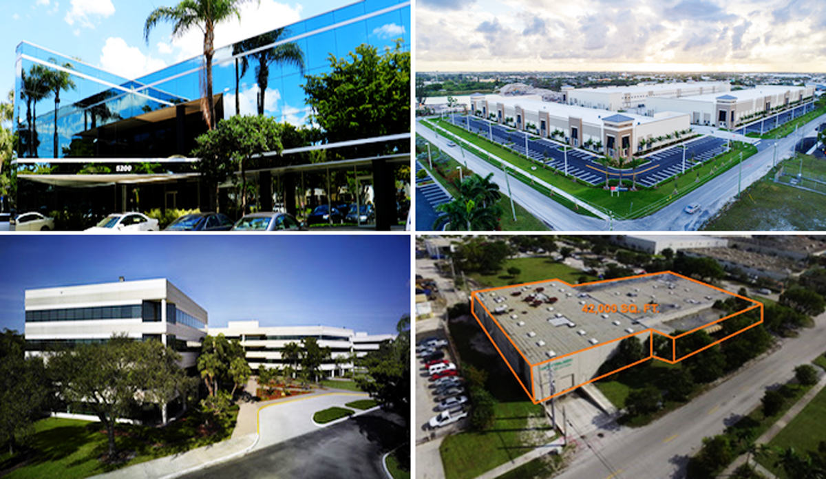 Sunshine State Industrial Park warehouse, Miami Tower, Venture Corporate Center, Lakeshore Business Center, Lakeshore Business Center