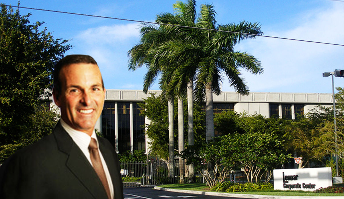 Stuart Miller and the Lennar headquarters in Miami