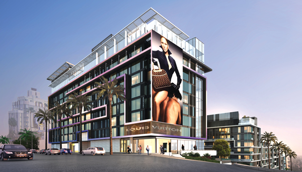 Bank of the Ozarks issued a $205 million construction loan to the hotel-condo project Sunset Time in West Hollywood.
