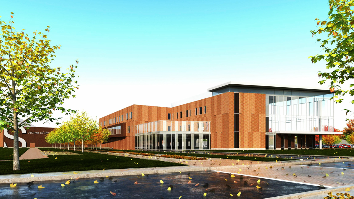 The new CPS high school planned for Englewood (Credit: PBC of Chicago)