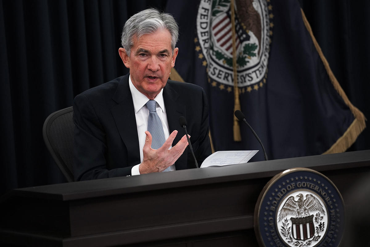 Jerome Powell, Chairman of the Board of Governors of the Federal Reserve System (Credit: Getty Images)