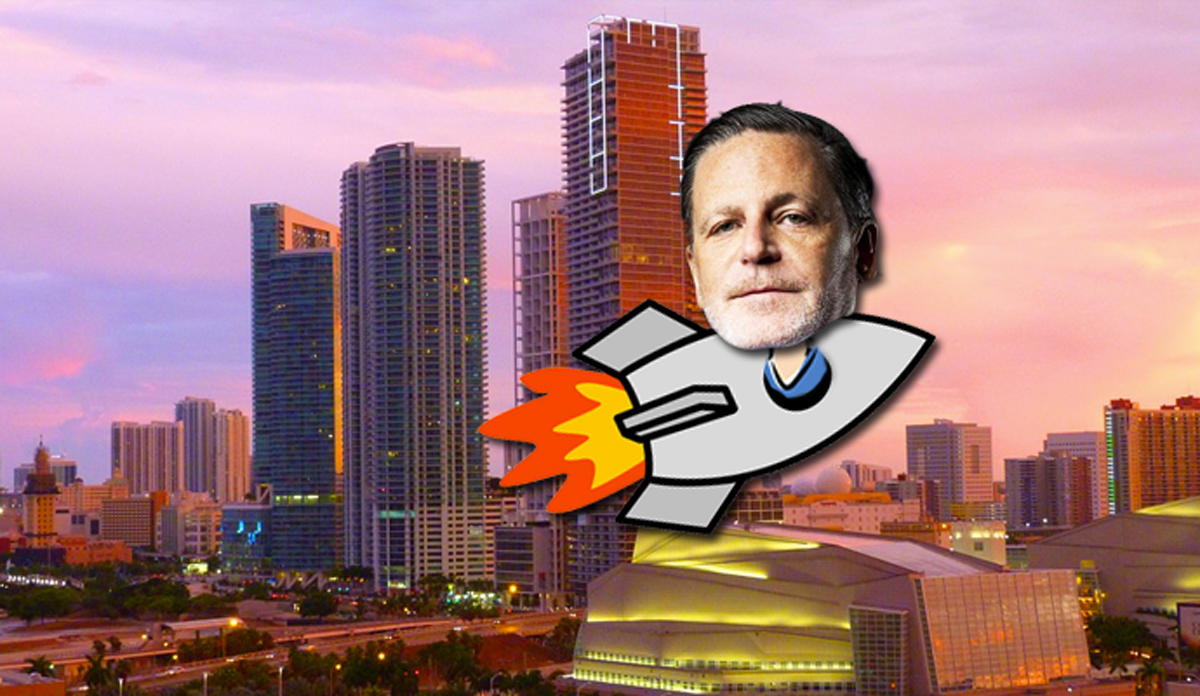 Dan Gilbert and the Miami skyline (Credit: Pixabay)