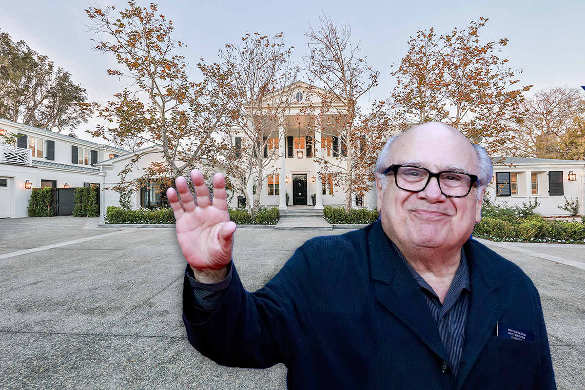 Danny Devito and the home he once owned with Rhea Pearlman