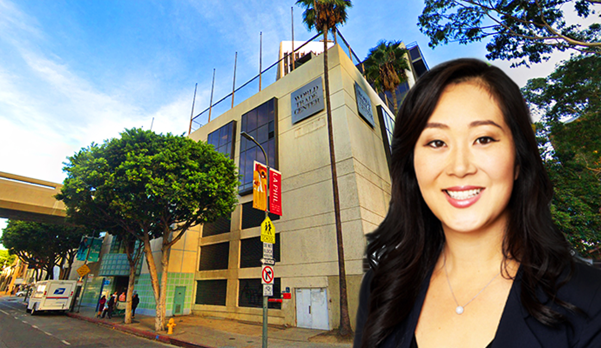 Jaime Lee and The World Trade Center parking lot at 350 S. Figueroa Street