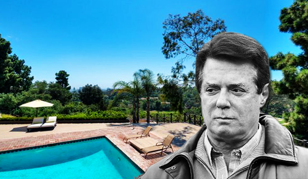 Manafort and the 779 Stradella Road (Credit: Getty Images)