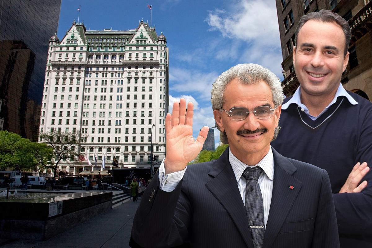 The Plaza Hotel, Al Waleed bin Talal and Ben Ashkenazy (Credit: Getty Images)