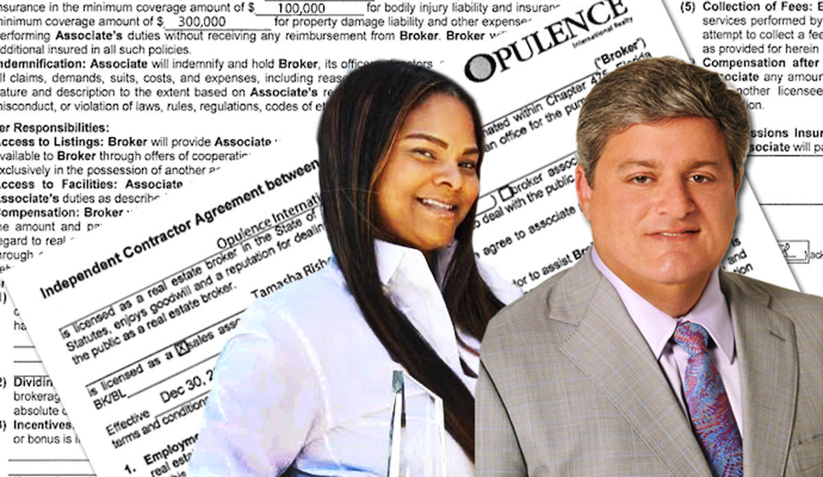 Tomi Rose, David Hammond over copies of the agreement between Rose and Opulence