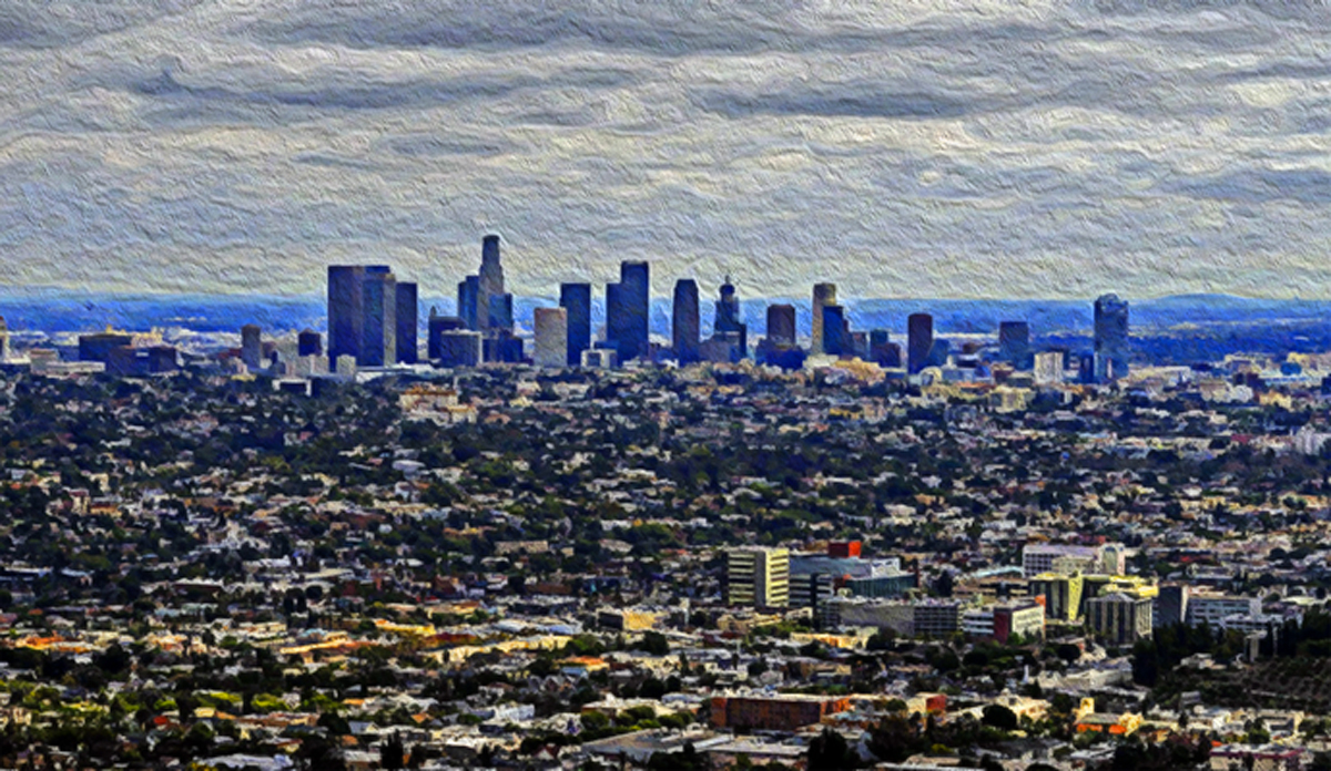 Los Angeles skyline (Credit: Public Domain Pictures)