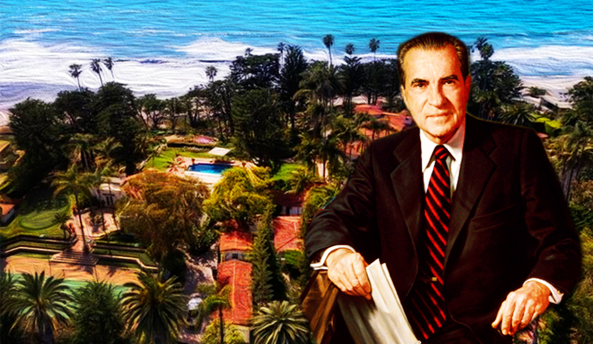Richard Nixon and the estate (Credit: Wikimedia Commons)