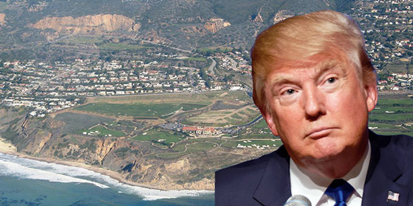 Trump National Golf Club Los Angeles, with Donald Trump (via Wikimedia Commons)