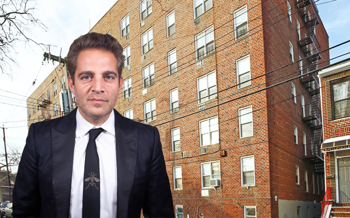 Rosewood Realty Group President Aaron Jungreis and 2470 West 1st in Gravesend (Credit: Apartments.com)