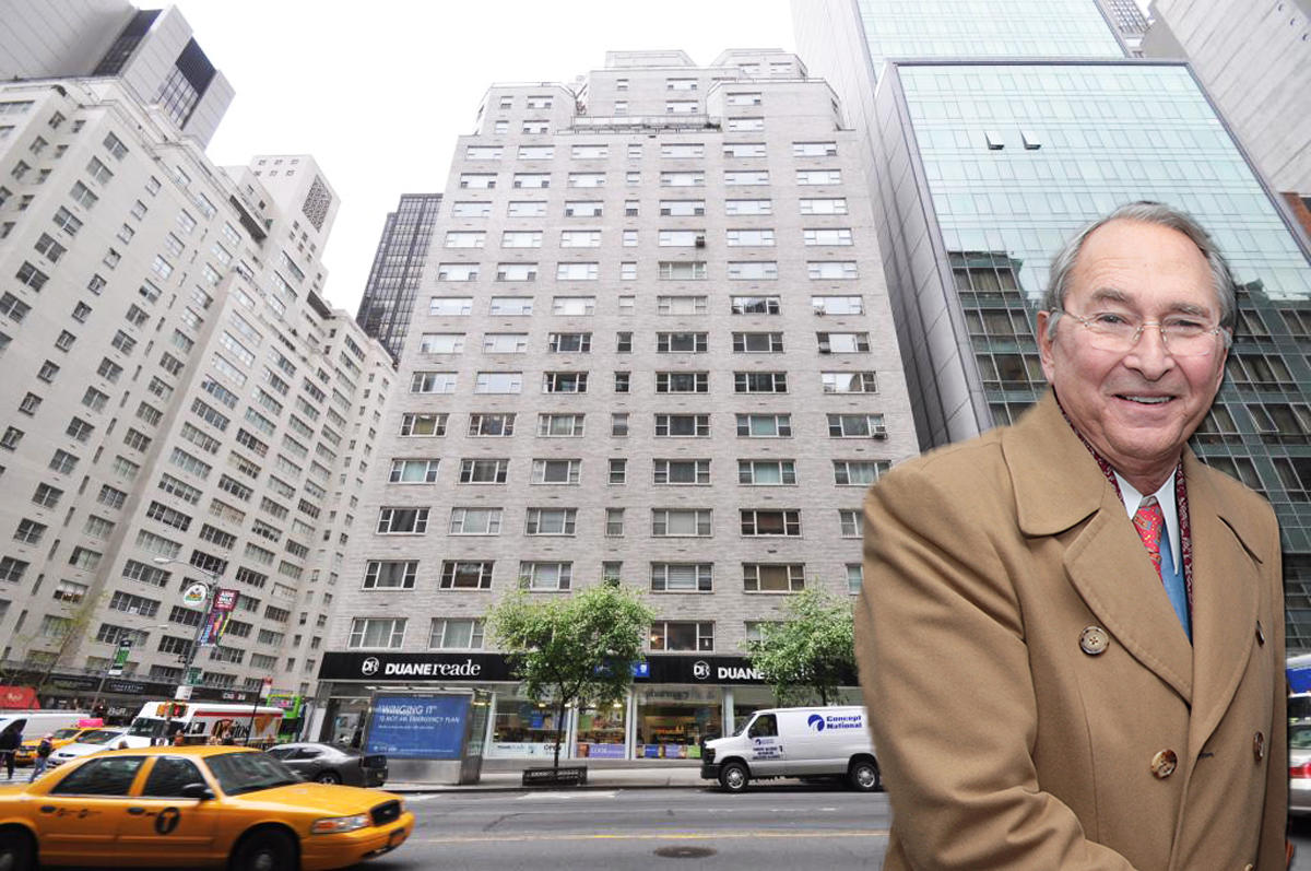 Sheldon Solow and 10 West 57th Street (Credit: Getty Images)
