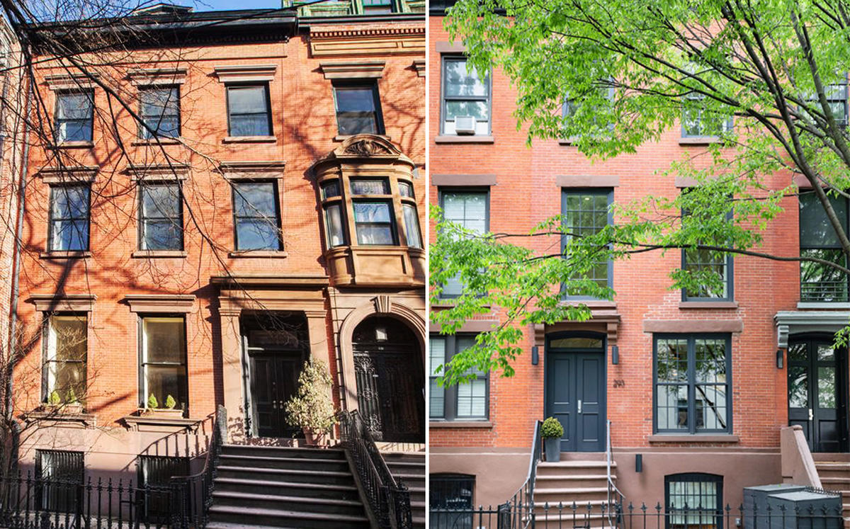 261 Henry Street in Brooklyn Heights and 293 Warren Street in Carroll Gardens