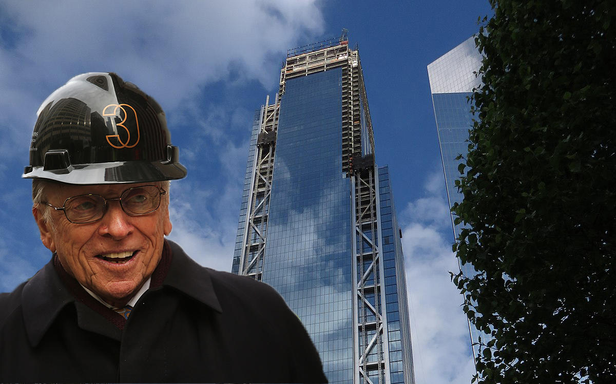 Larry Silverstein and 3 World Trade Center (Credit: Getty Images and Wikipedia)